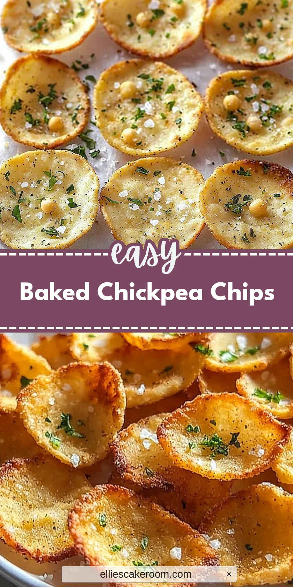 Baked Chickpea Chips