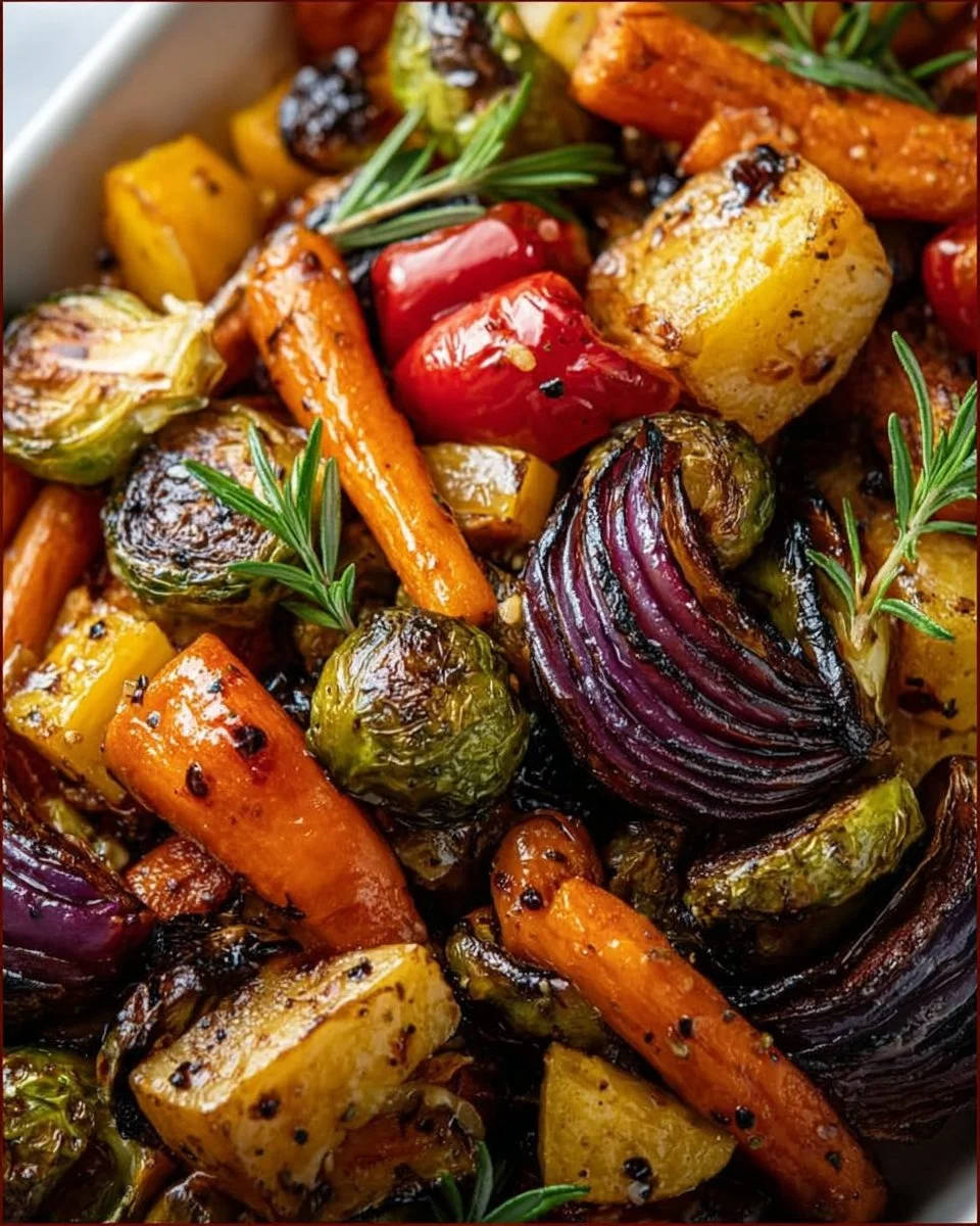 Balsamic Glazed Roasted Vegetables