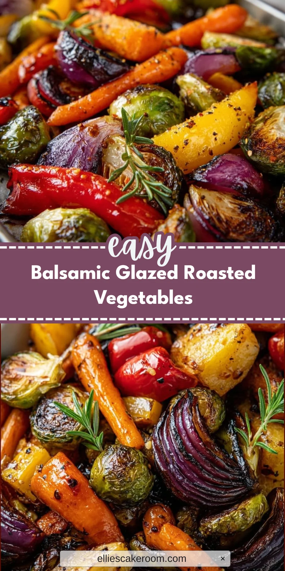 Balsamic Glazed Roasted Vegetables