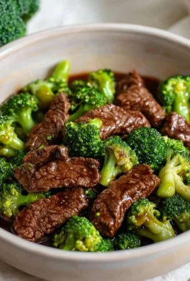 Beef and Broccoli Stir-Fry served in a bowl with veggies