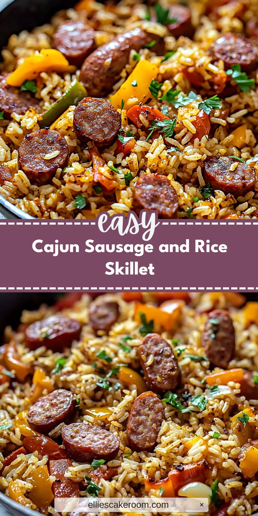 Cajun Sausage and Rice Skillet