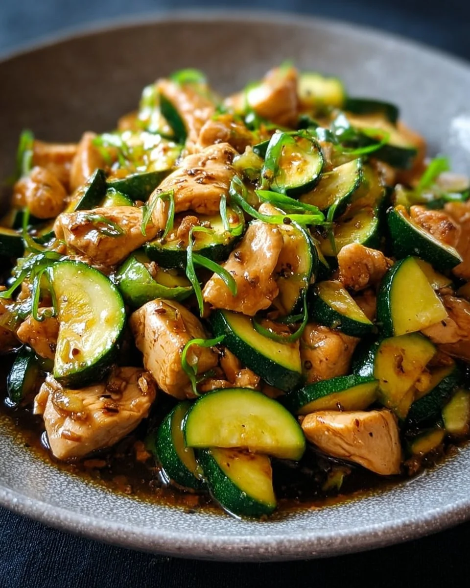 Chicken Zucchini Stir Fry