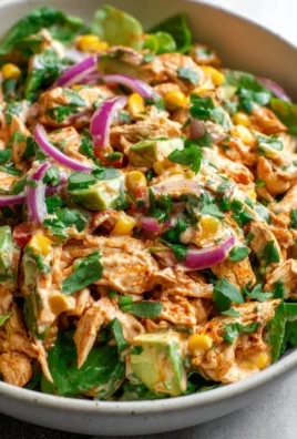 Refreshing Chipotle Lime Chicken Salad with vibrant ingredients and zesty flavor