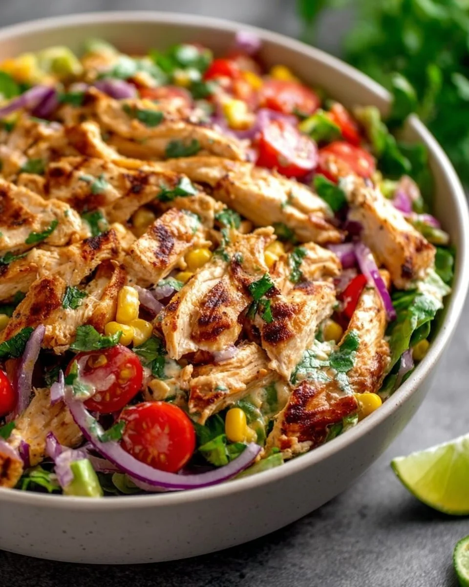 Chipotle Lime Chicken Salad