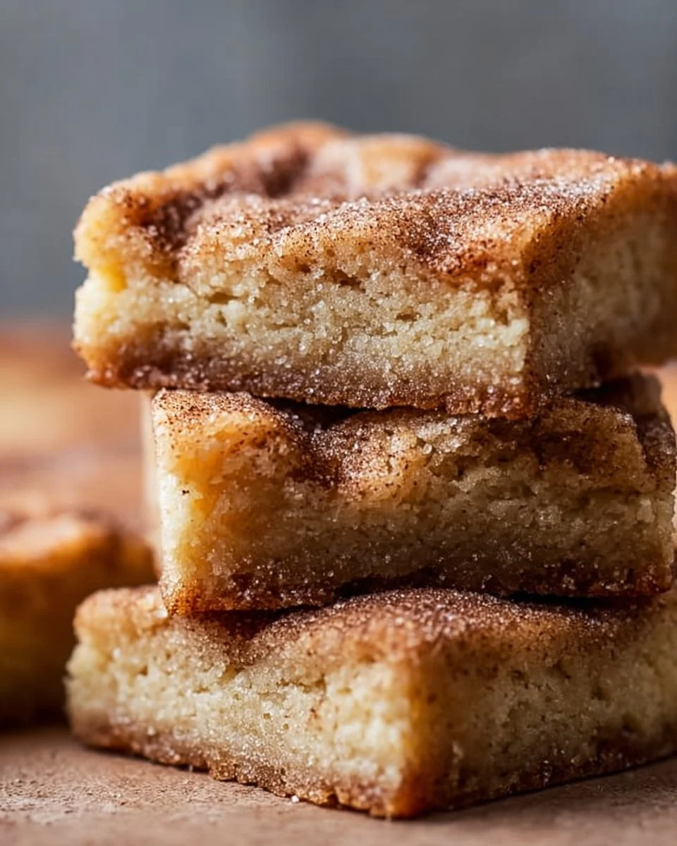 Cinnamon Sugar Blondies