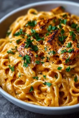 Creamy Cowboy Butter Chicken Pasta dish garnished with herbs