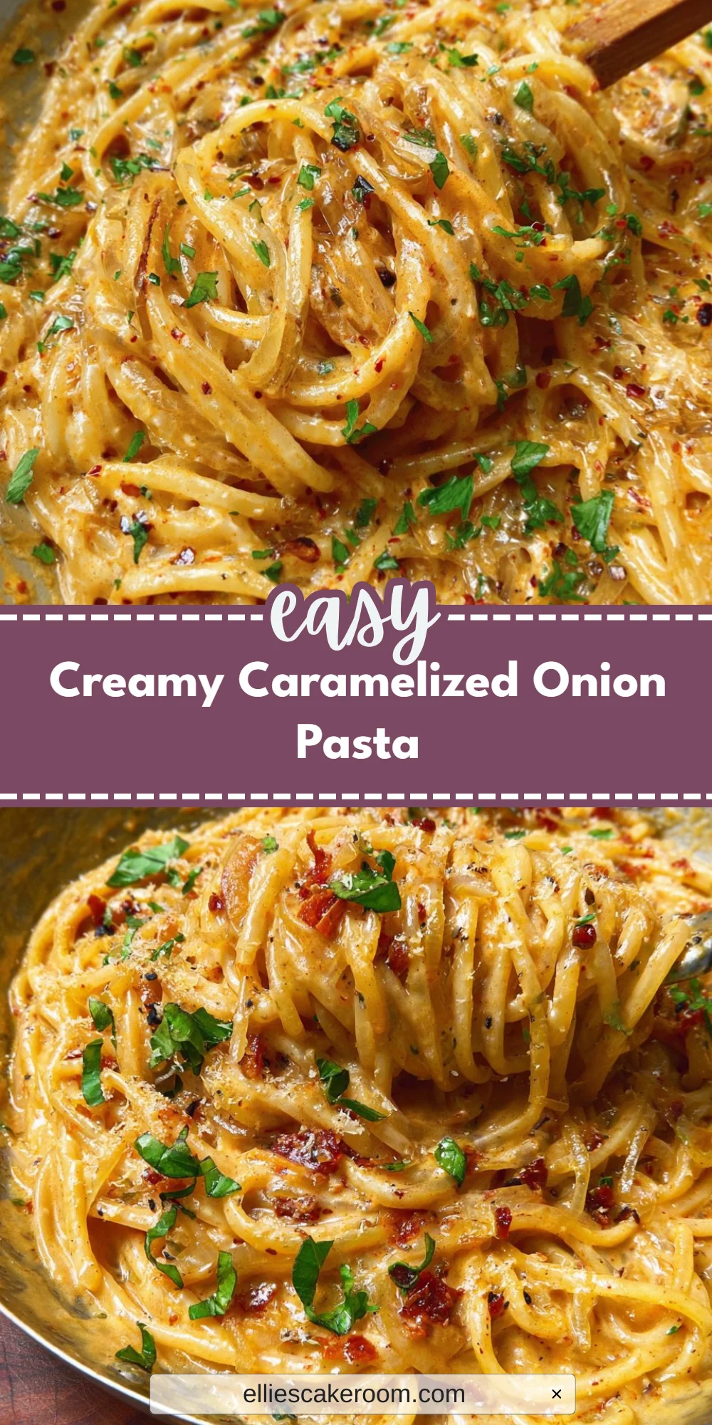 Creamy Caramelized Onion Pasta