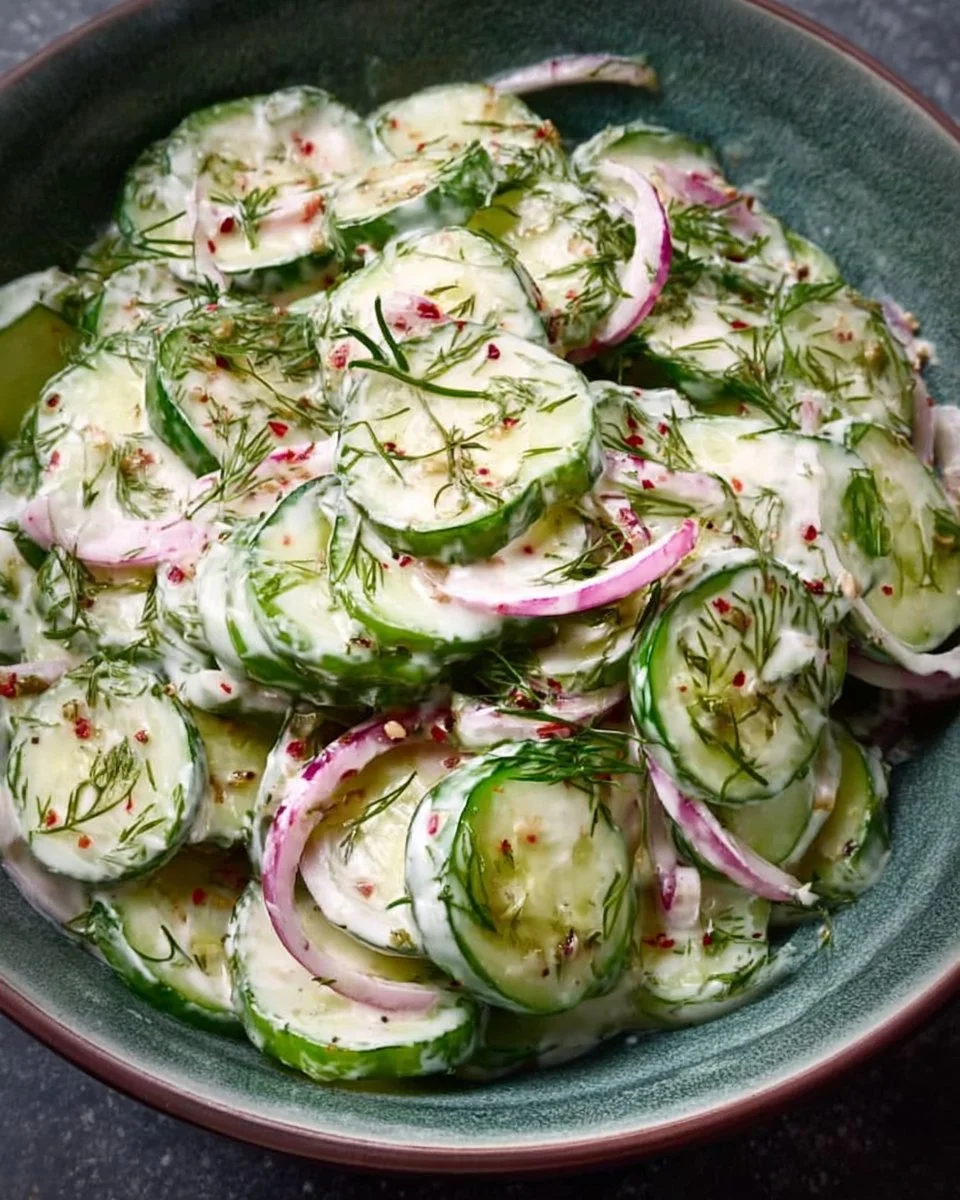 Creamy Cucumber Salad