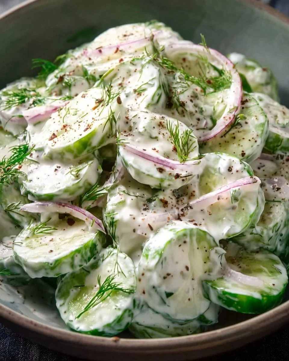 Creamy Cucumber Salad