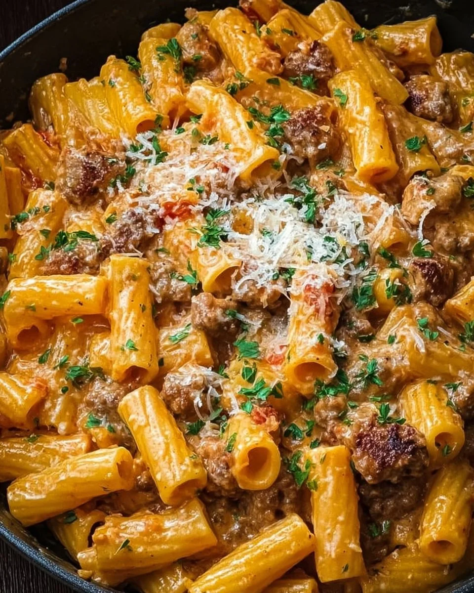 Creamy Italian Sausage Rigatoni