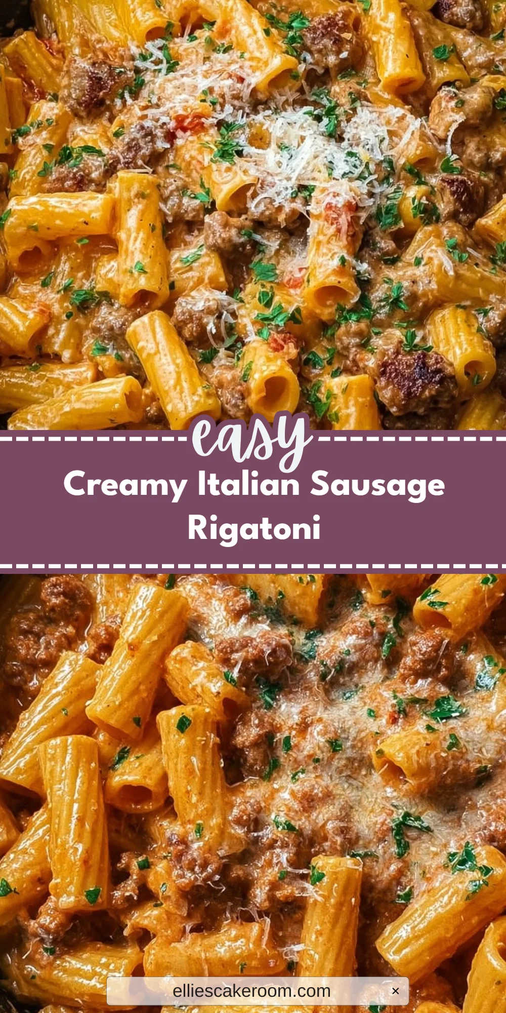 Creamy Italian Sausage Rigatoni