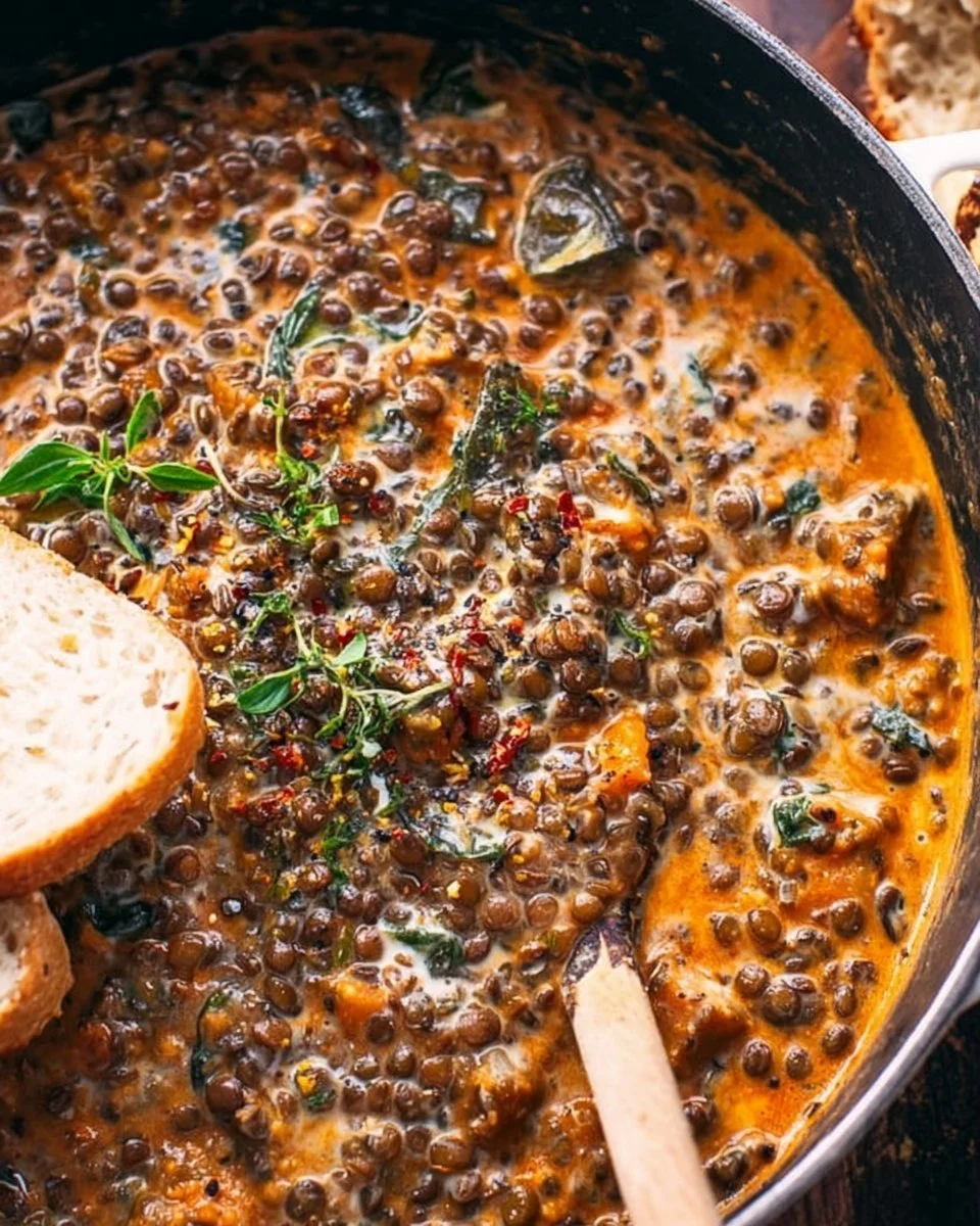 Creamy "Marry Me" Lentils