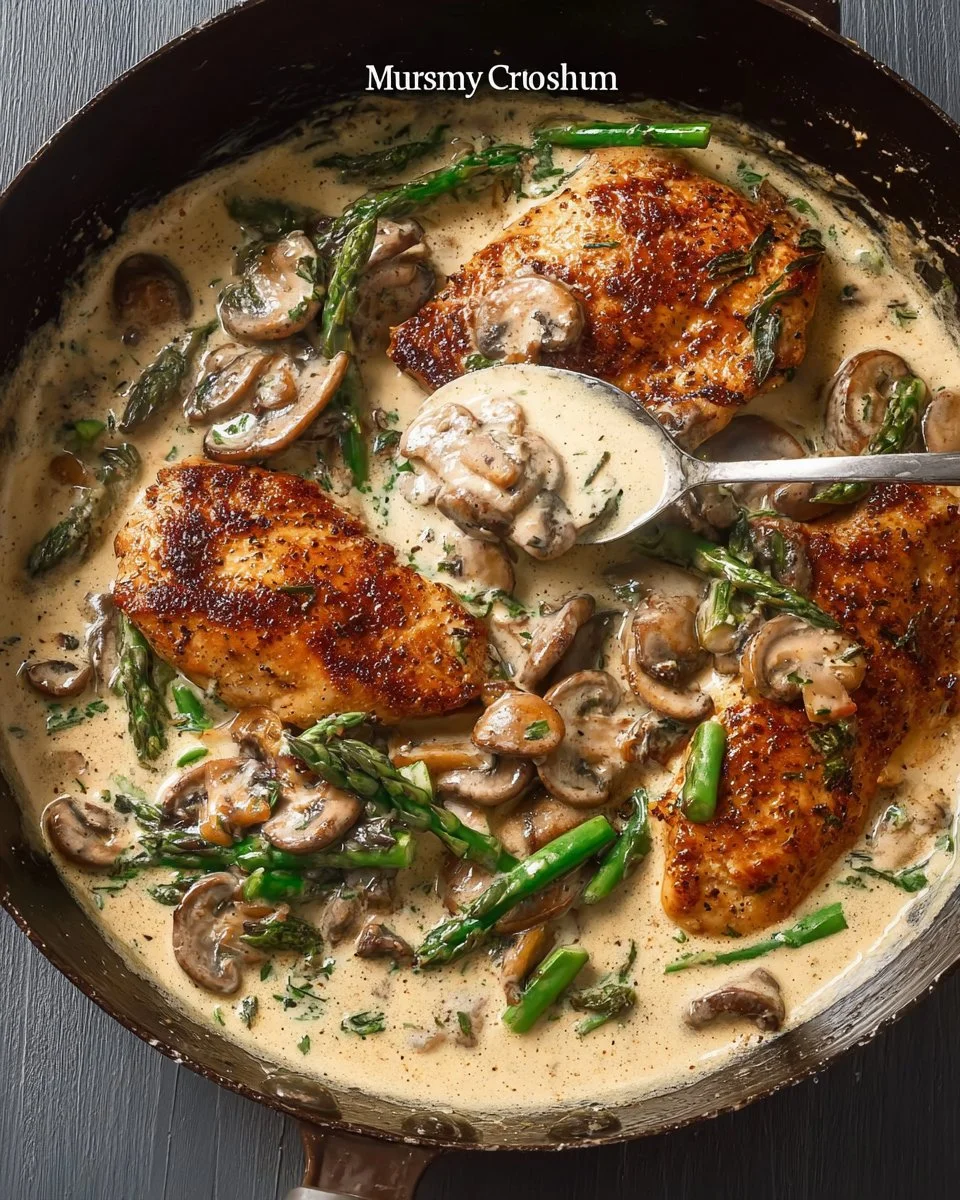 Creamy Mushroom Chicken Recipe