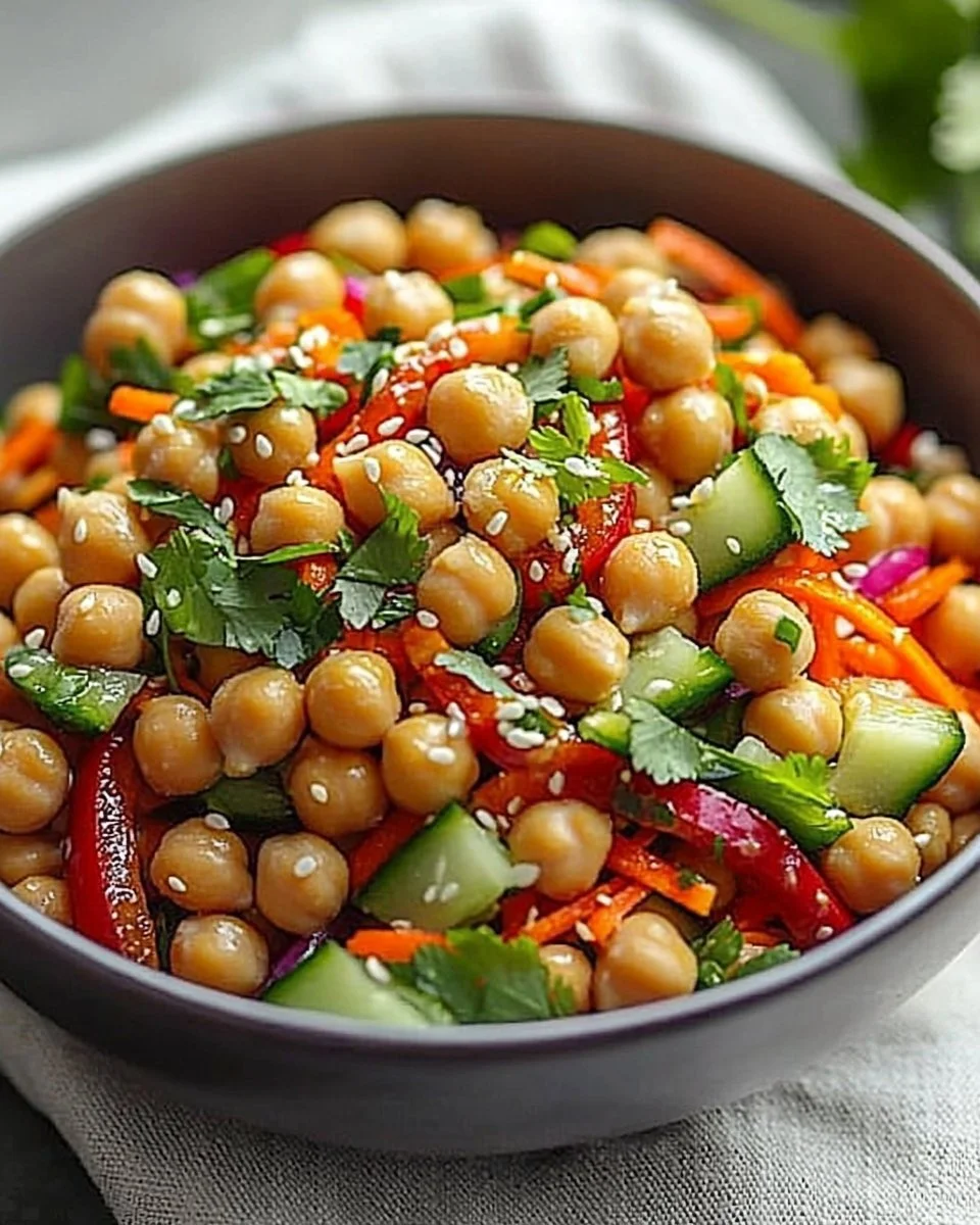 Crunchy Thai Chickpea Salad