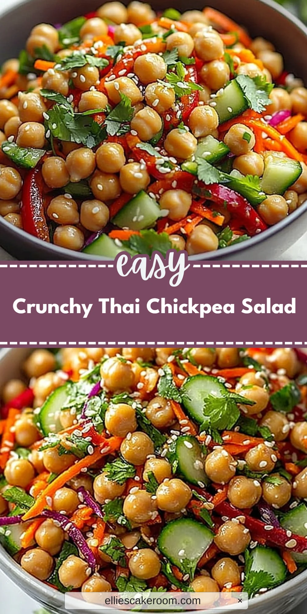 Crunchy Thai Chickpea Salad