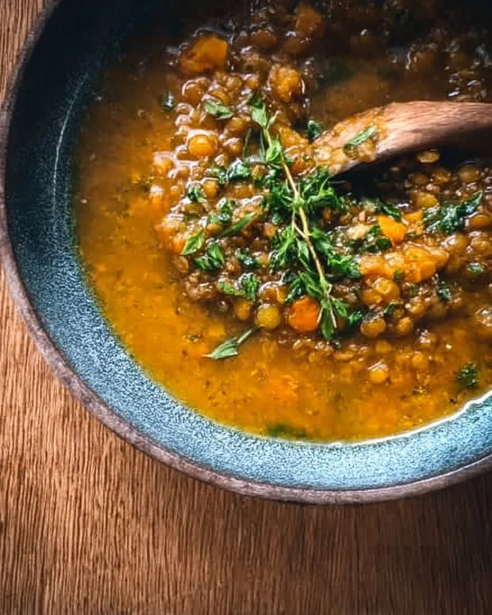 Damn Good Vegan Lentil Soup