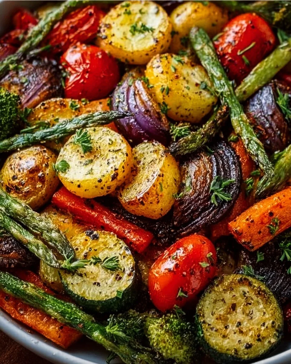 Garlic Roasted Vegetables