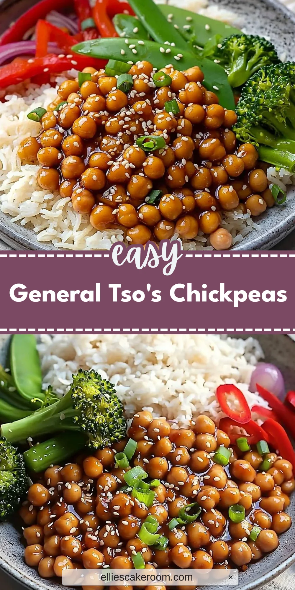 General Tso's Chickpeas