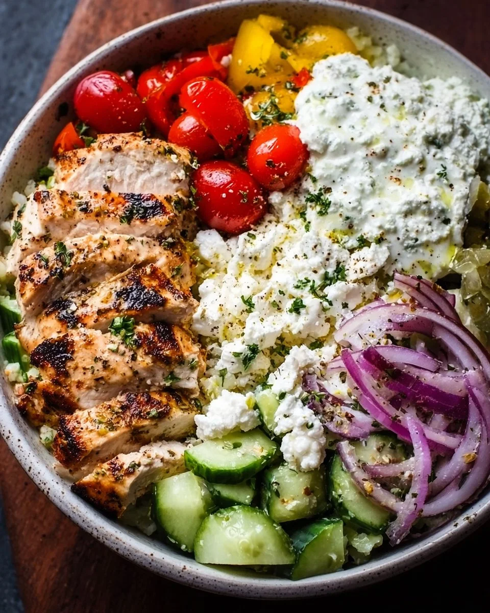Greek Chicken Bowls