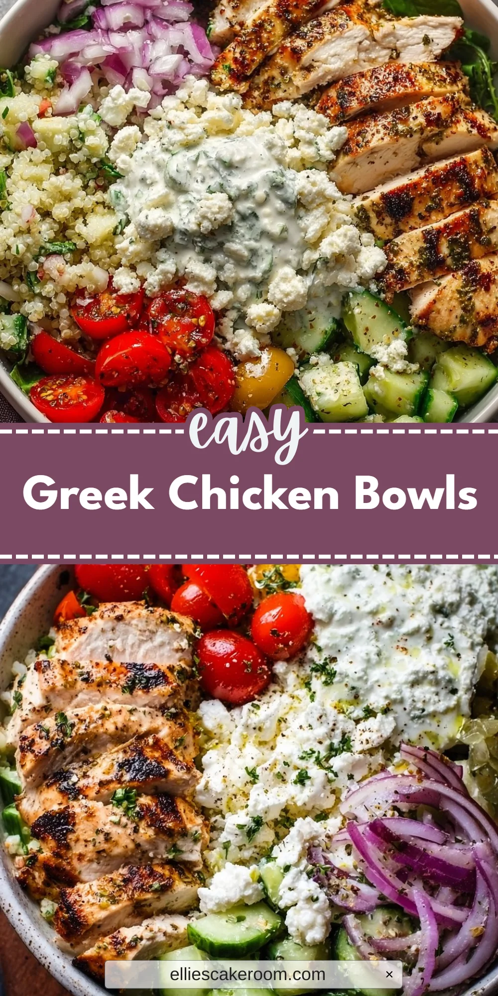 Greek Chicken Bowls