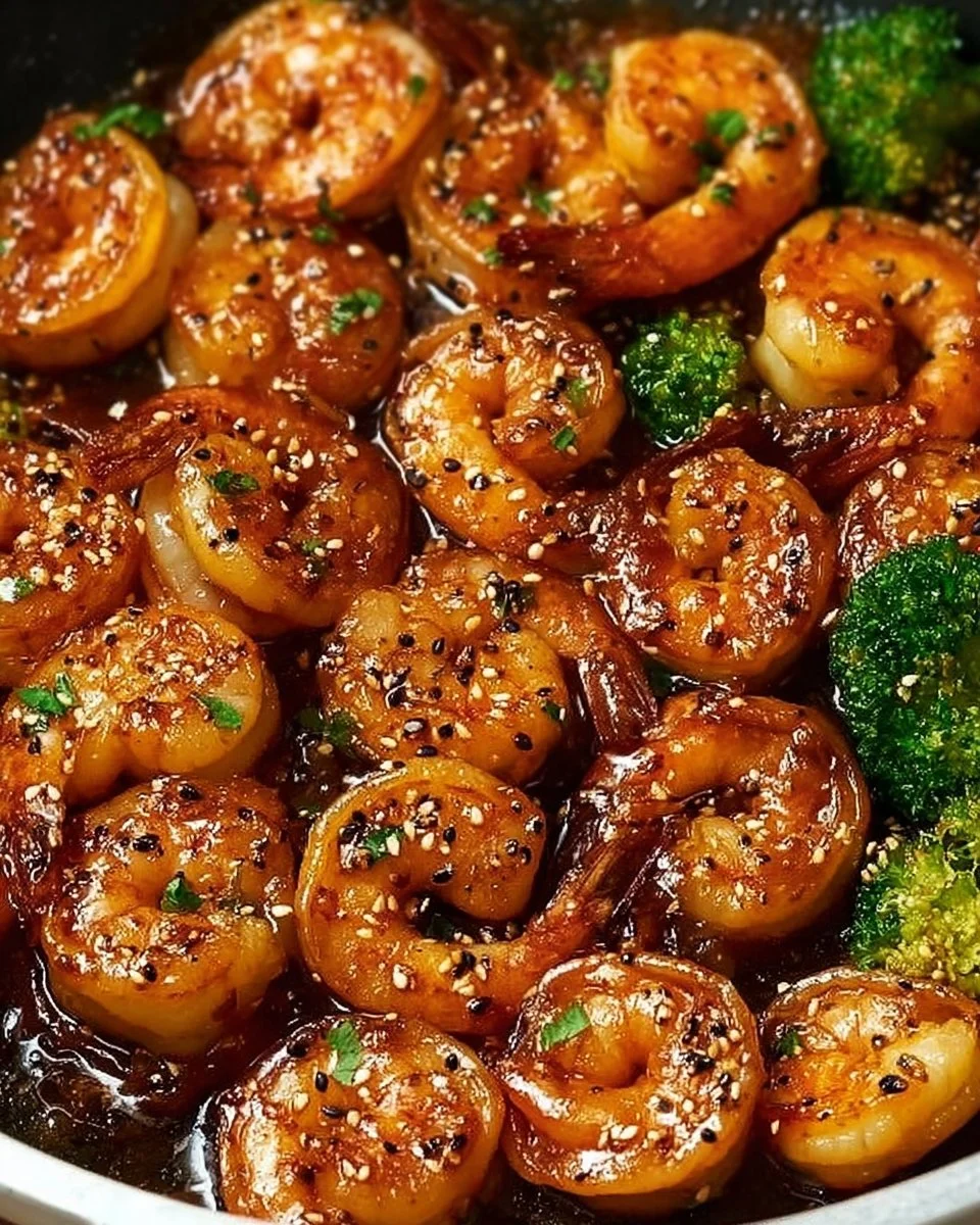High-Protein Honey Garlic Shrimp