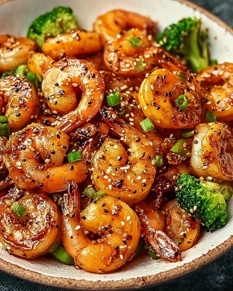 High-Protein Honey Garlic Shrimp