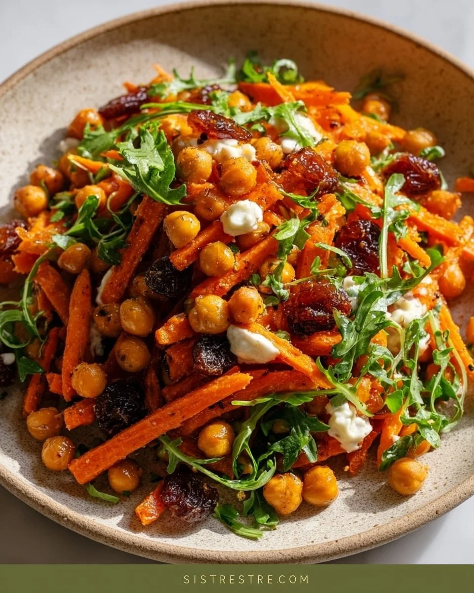 Moroccan Carrot and Chickpea Salad