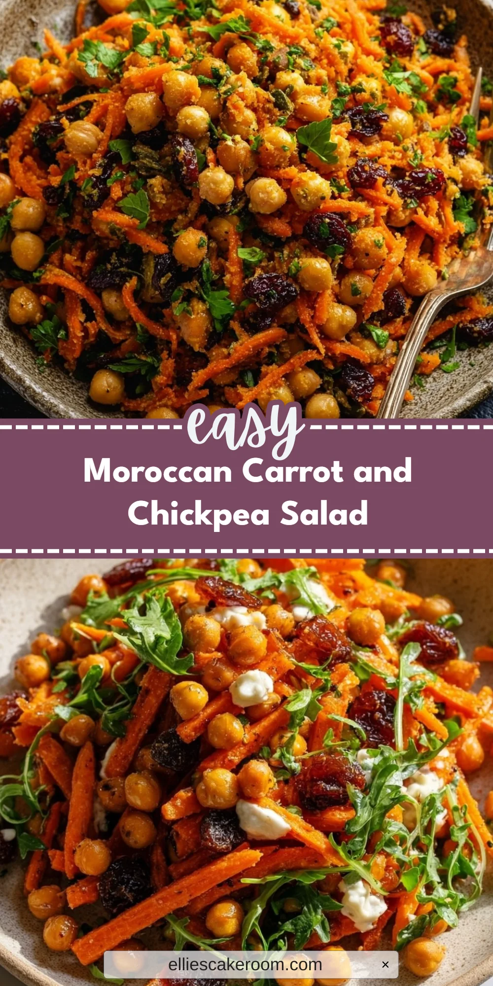 Moroccan Carrot and Chickpea Salad