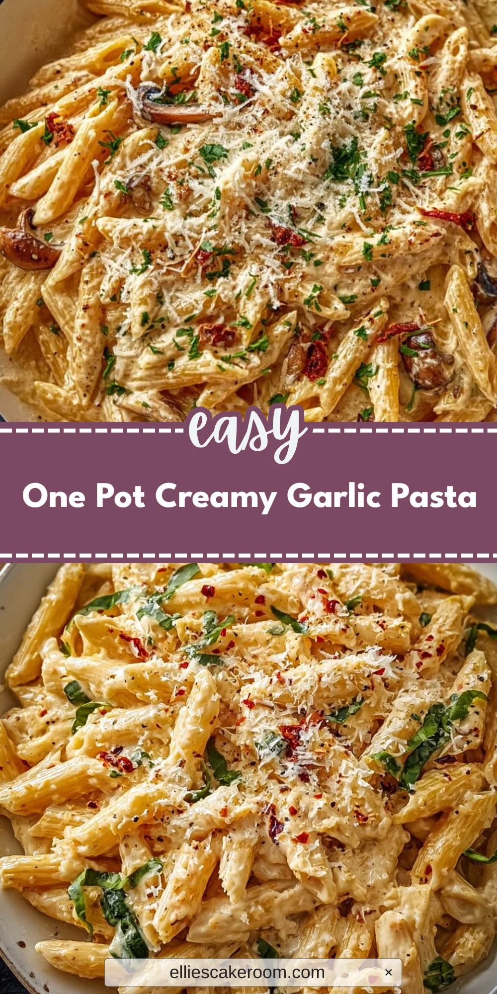 One Pot Creamy Garlic Pasta
