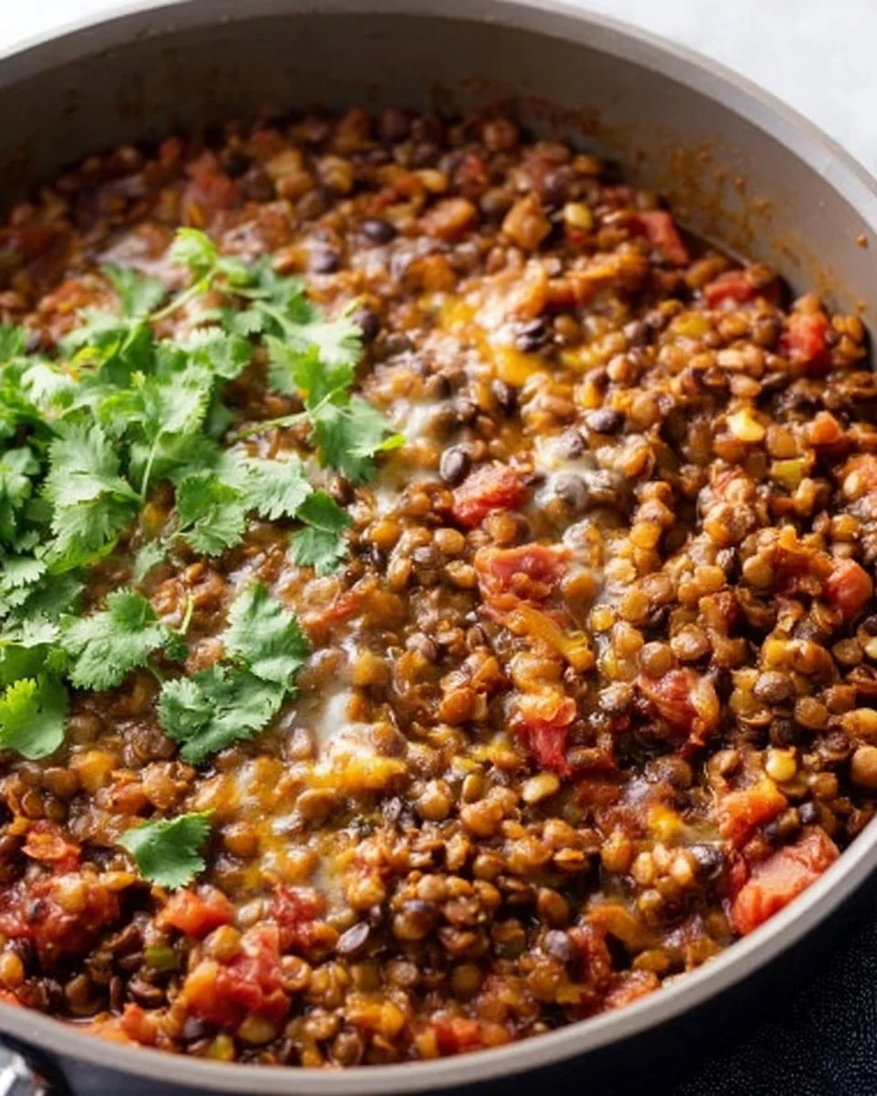 One Pot Mexican Lentils