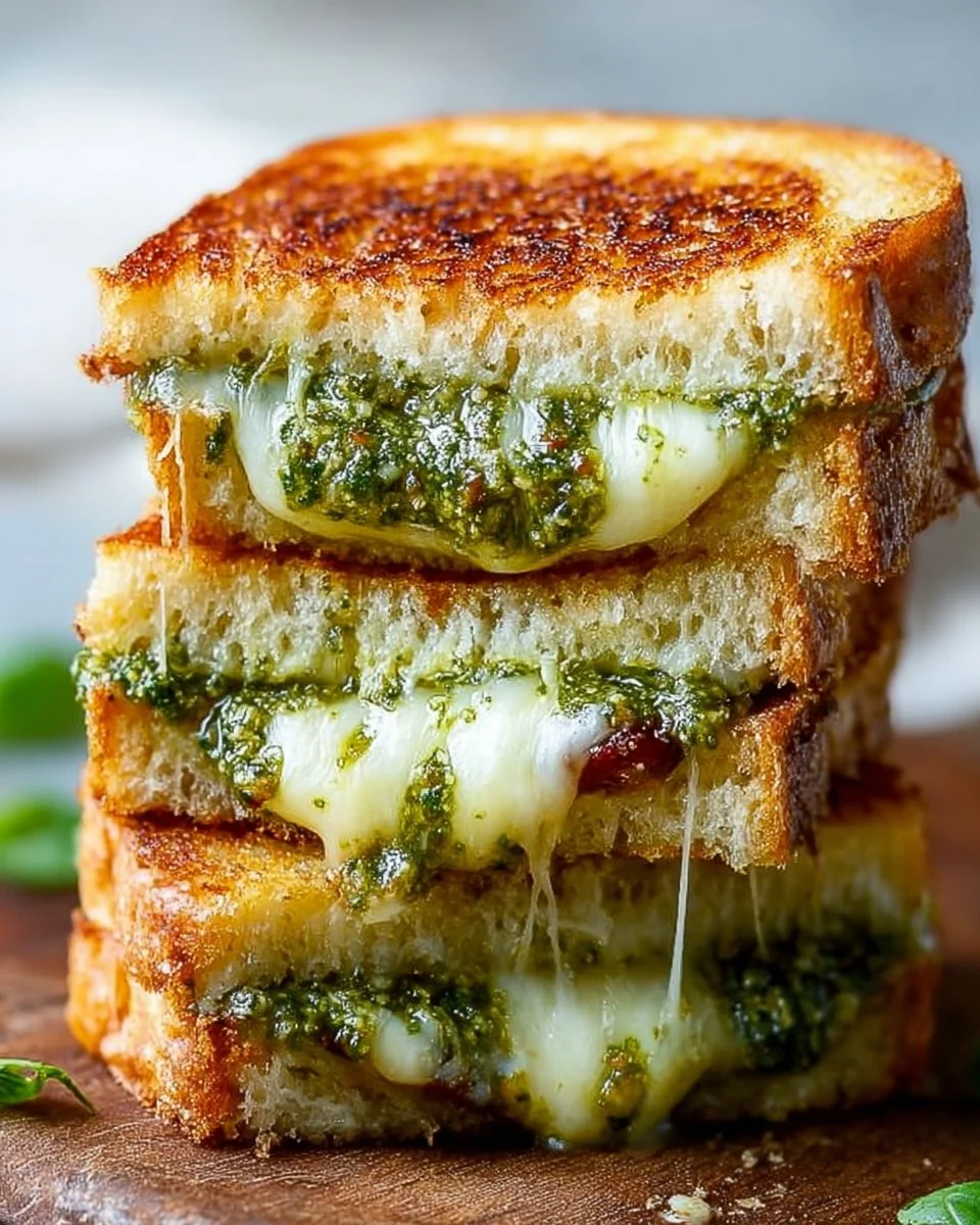 Pesto Grilled Cheese