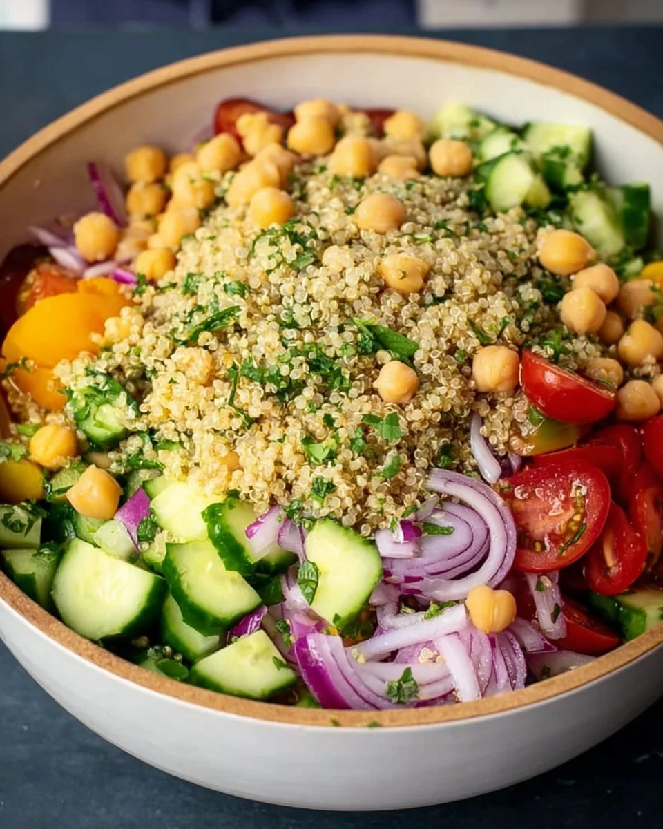 Quinoa Chickpea Salad