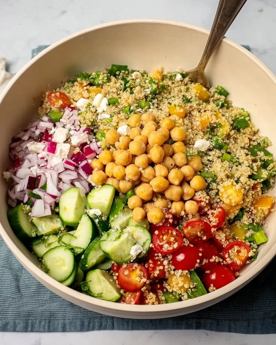 Quinoa Chickpea Salad