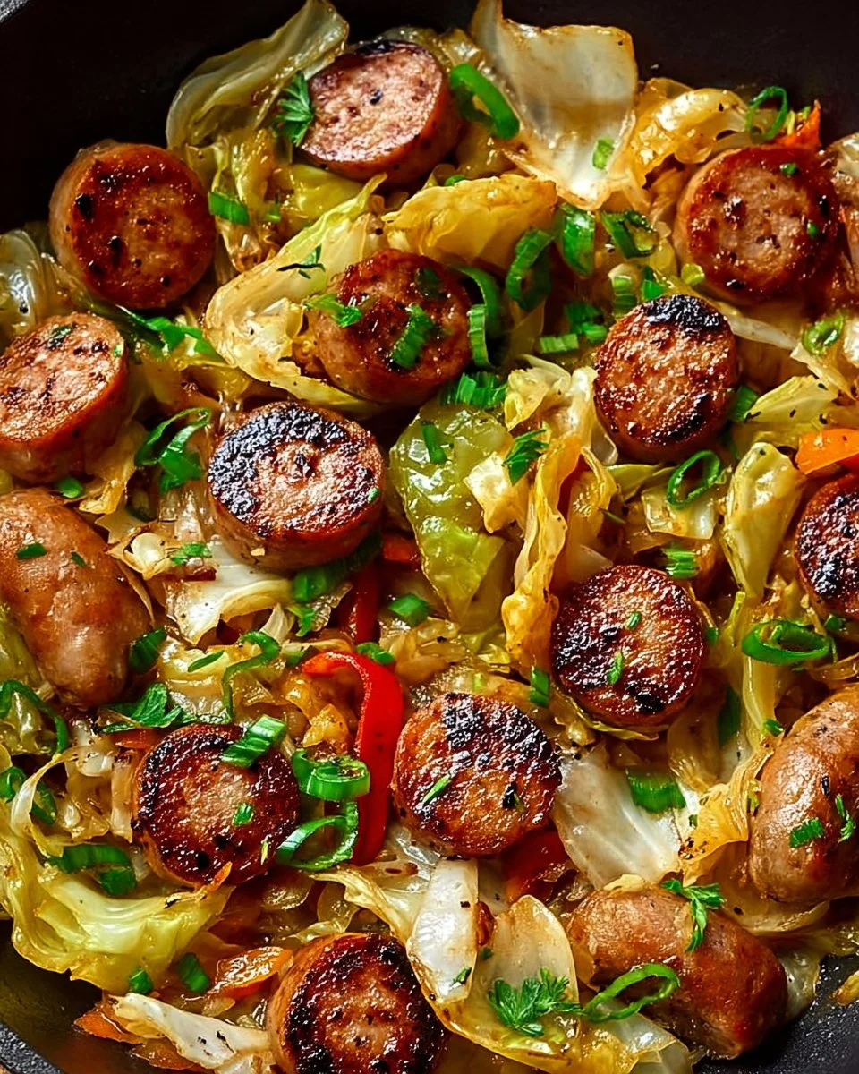 Sausage and Cabbage Stir Fry