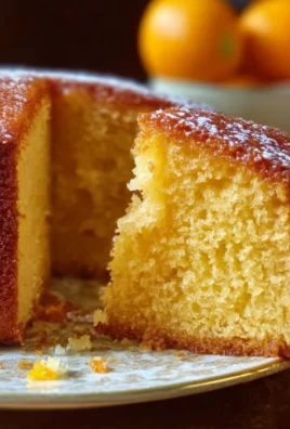 Sicilian Whole Orange Cake made with whole oranges and topped with icing