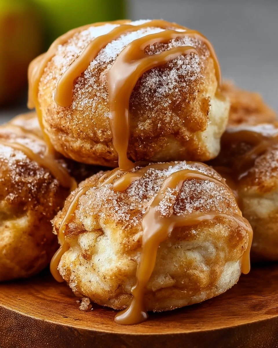 Simple Caramel Apple Pie Bombs
