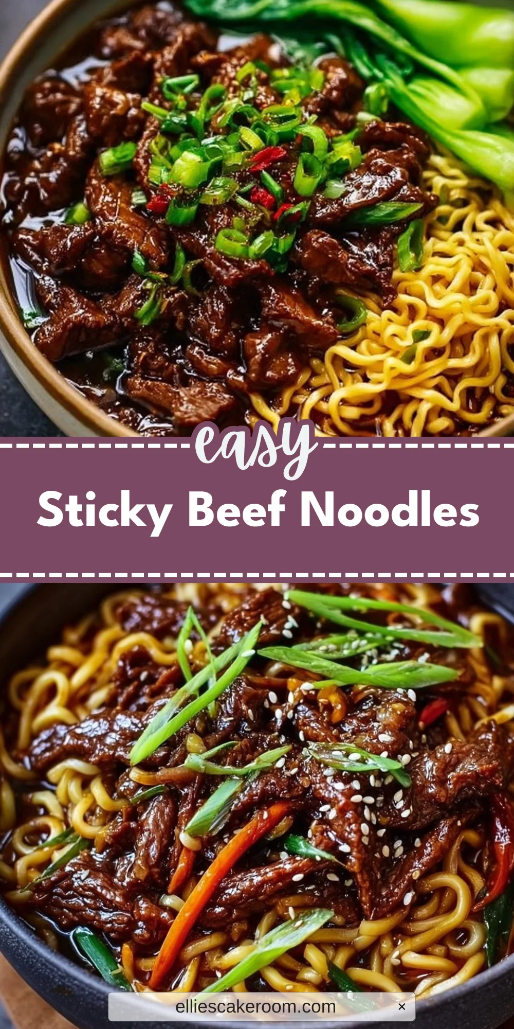 Sticky Beef Noodles