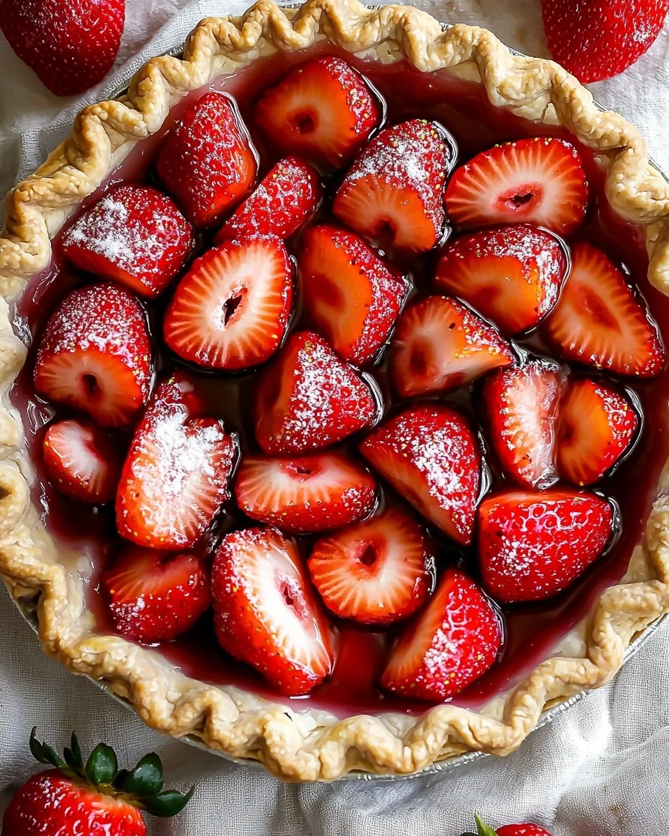 Strawberry Balsamic Pie