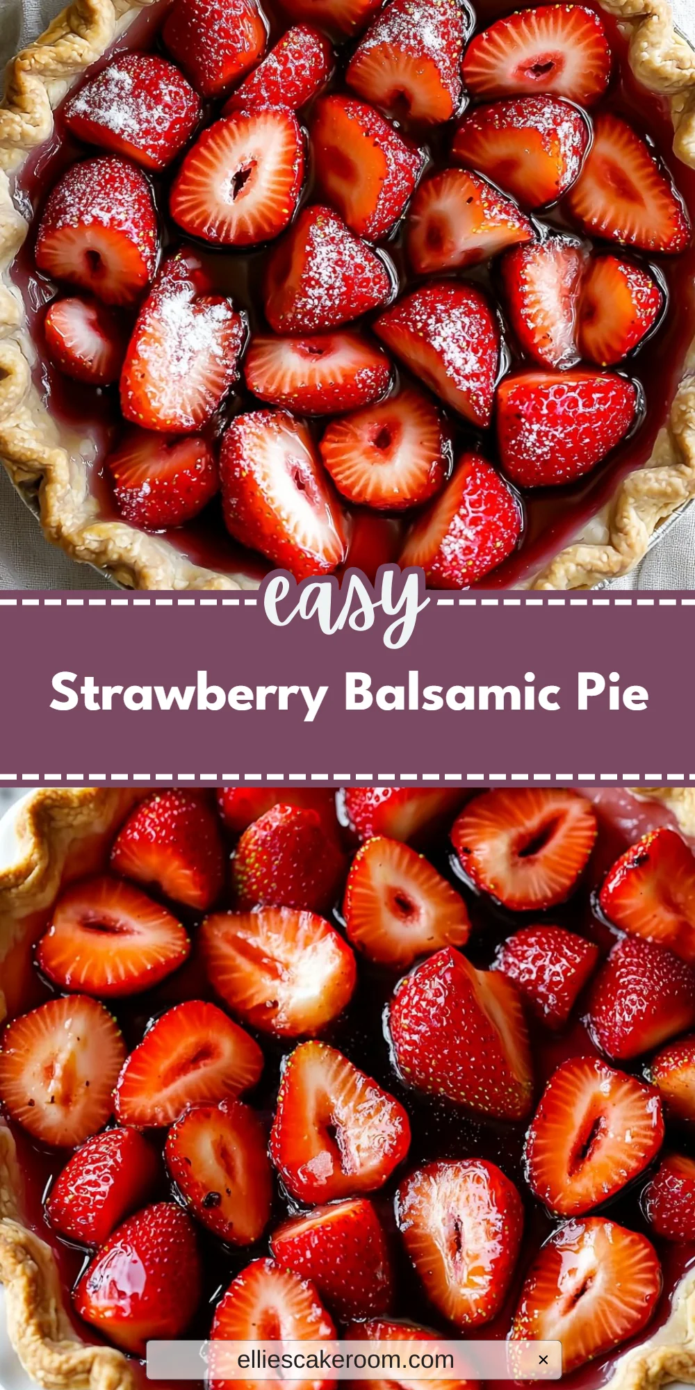 Strawberry Balsamic Pie