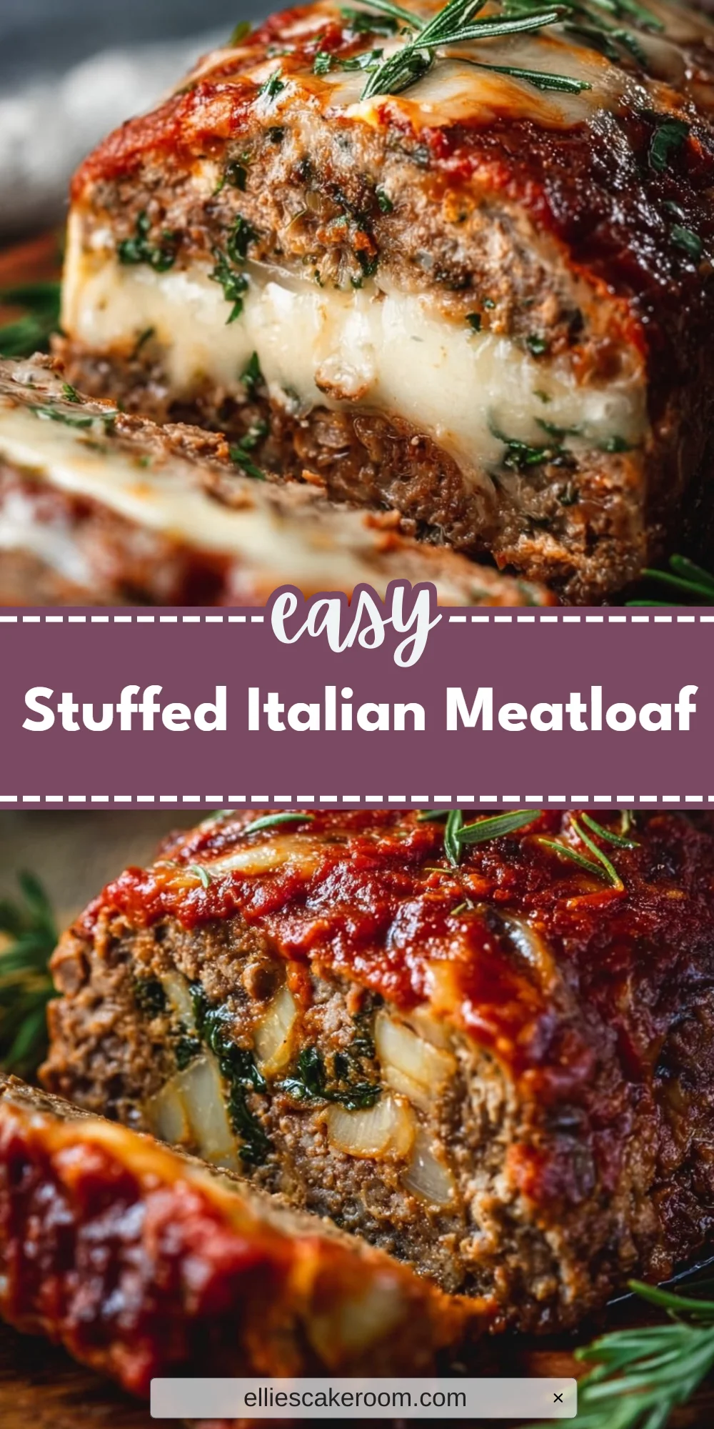 Stuffed Italian Meatloaf