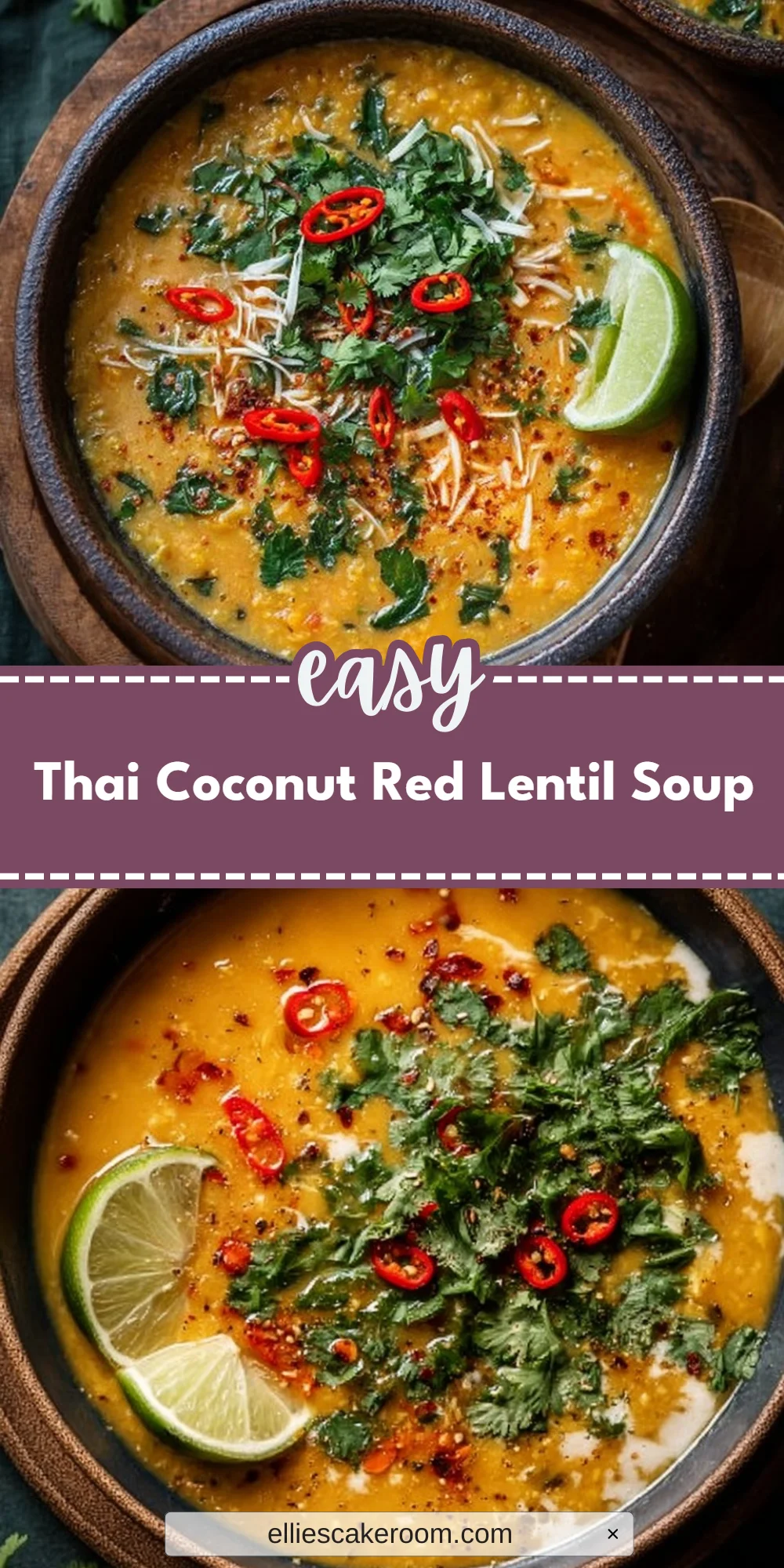Thai Coconut Red Lentil Soup
