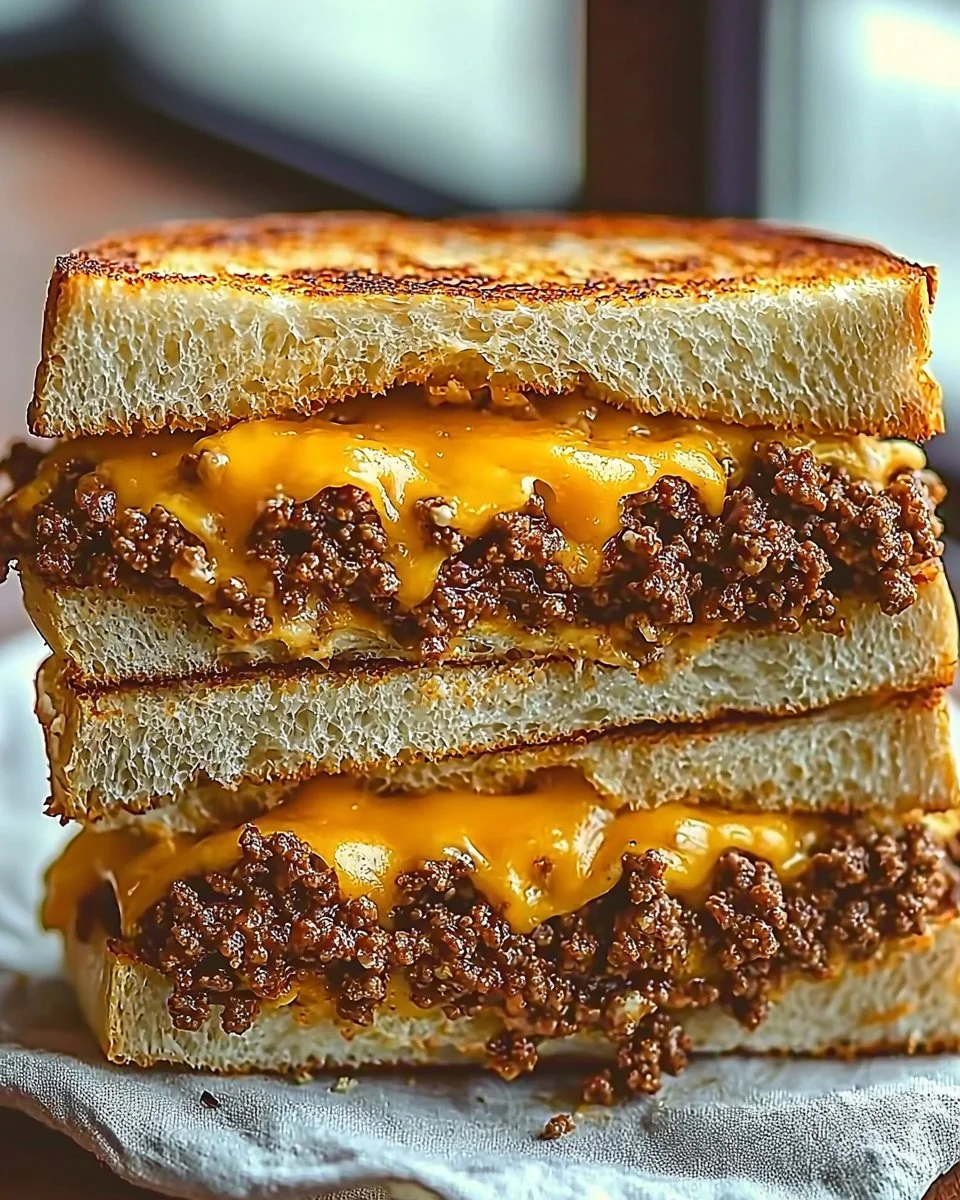 Ultimate Cheesy Ground Beef Melt