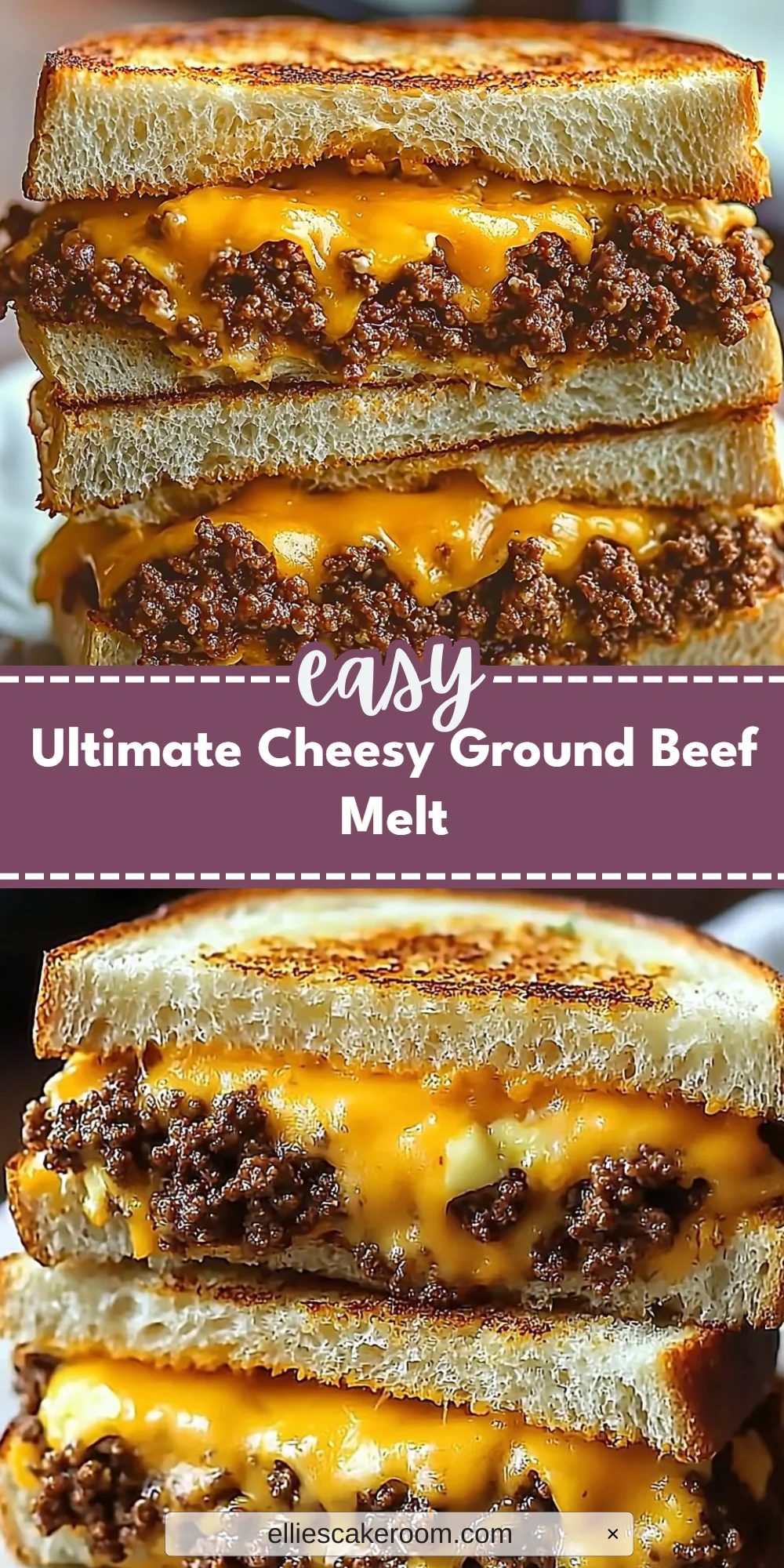 Ultimate Cheesy Ground Beef Melt