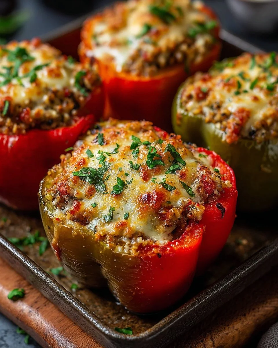 Vegetarian Stuffed Bell Peppers