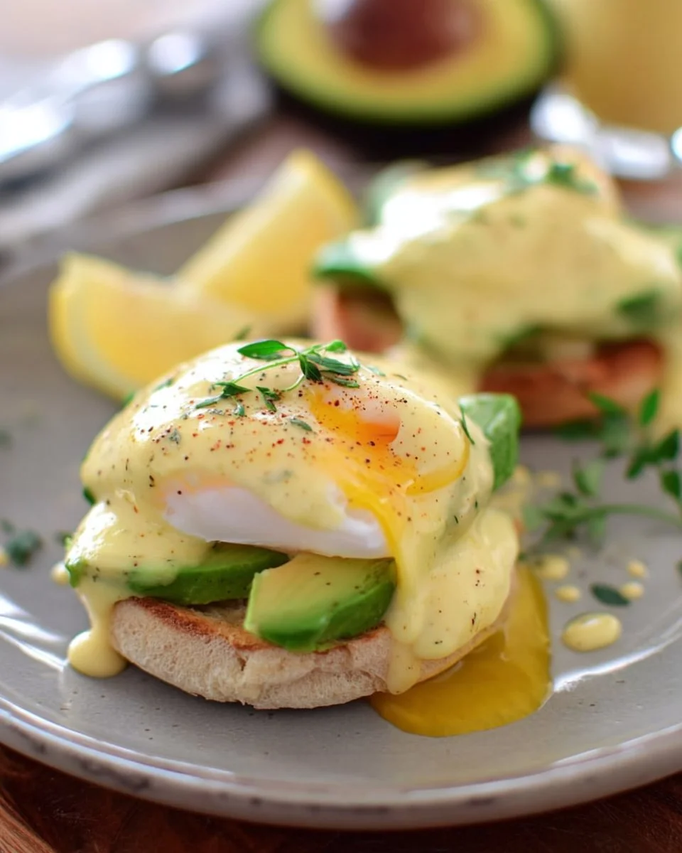 Avocado Eggs Benedict