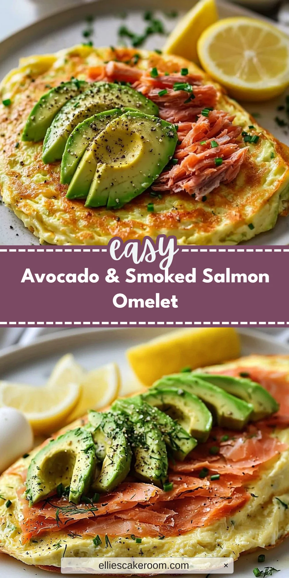 Avocado & Smoked Salmon Omelet