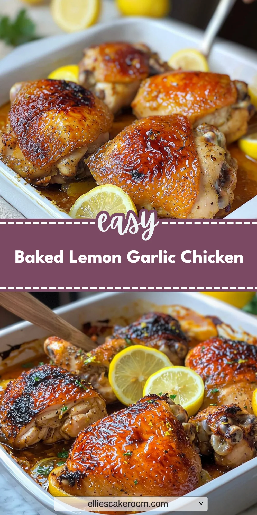 Baked Lemon Garlic Chicken