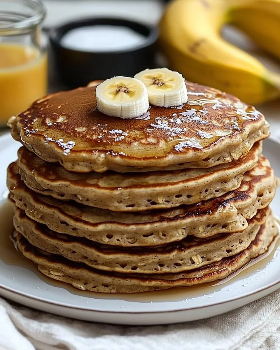 Banana and Oats Pancakes