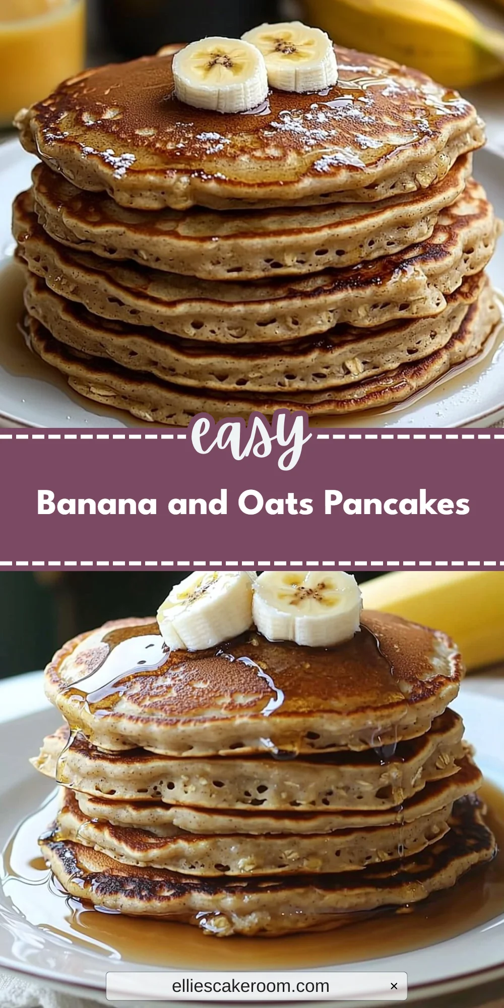 Banana and Oats Pancakes
