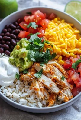 Colorful and nutritious burrito bowl with fresh ingredients